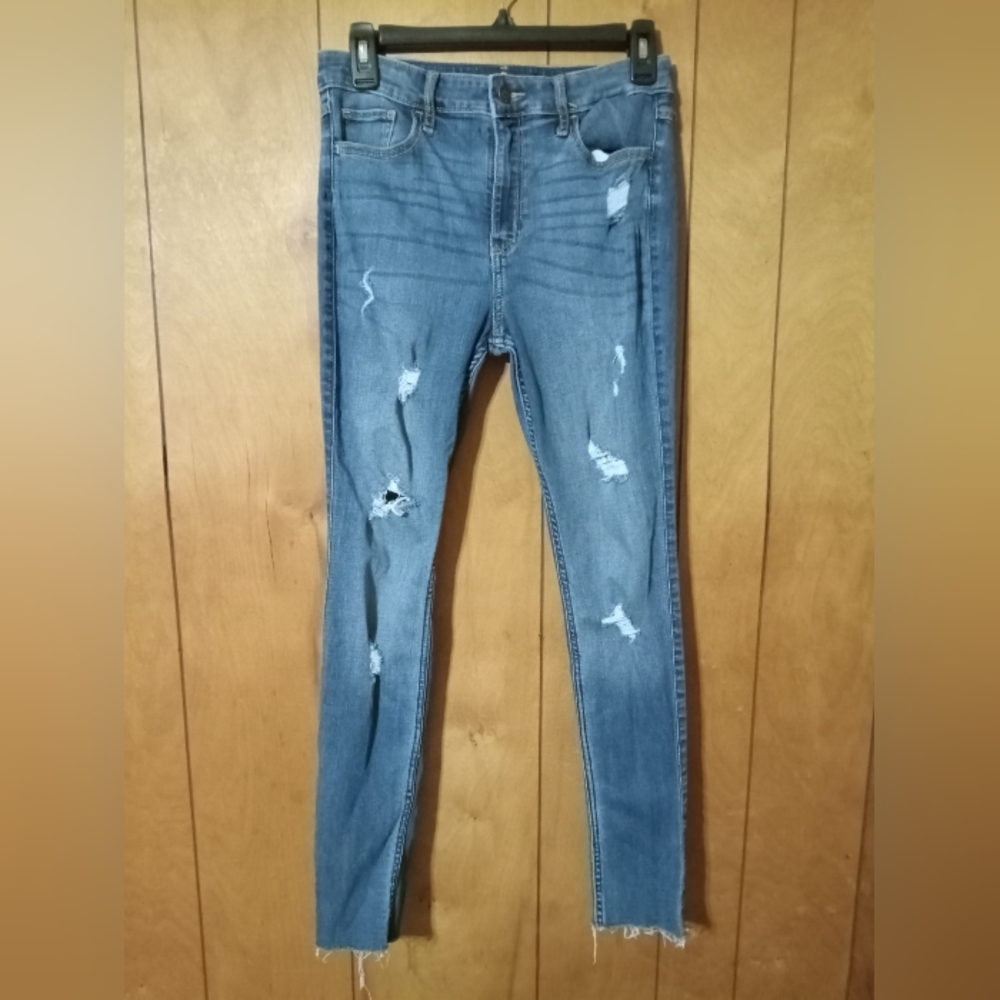 Hollister High Rise Super Skinny Jeans Size 5S W27 L28